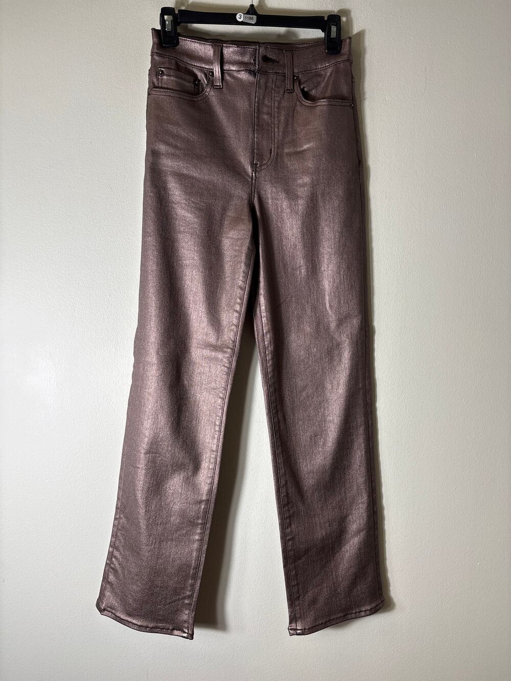 Daze Metallic Sheen 5 Pocket Denim Sz 26